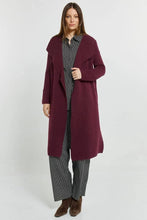 Load image into Gallery viewer, Betty Basics Lana Coatigan Wine Red