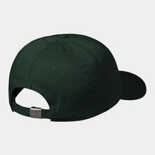 Load image into Gallery viewer, Carhartt WIP Madison Logo Cap Conifer/White