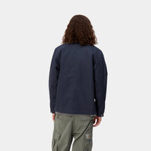 Load image into Gallery viewer, Carhartt WIP Michigan Coat Blue/Black (rigid)
