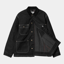 Load image into Gallery viewer, Carhartt WIP OG Chore Coat Black/Black (one wash)