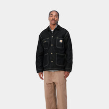 Load image into Gallery viewer, Carhartt WIP OG Chore Coat Black/Black (one wash)