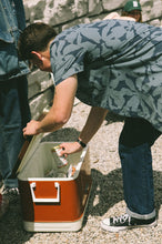 Load image into Gallery viewer, Brixton Charter Print S/S Washed Navy/Azure Blue Floral