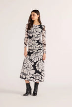 Load image into Gallery viewer, MINKPINK Persephone Mesh Maxi Dress Black Floral