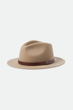 Load image into Gallery viewer, Brixton Messer Fedora Sand