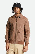 Load image into Gallery viewer, Brixton Dillinger Station Jacket Sepia Sol Wash
