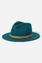 Load image into Gallery viewer, Brixton Messer Fedora Transformative Teal