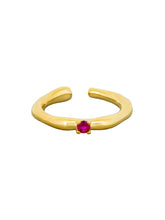 Load image into Gallery viewer, Tiger Tree RKJ2519R Gold Ruby Scarlett Ring
