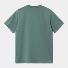 Load image into Gallery viewer, Carhartt WIP S/S Chase T-Shirt Silver Pine/Gold