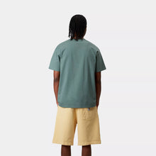 Load image into Gallery viewer, Carhartt WIP S/S Chase T-Shirt Silver Pine/Gold