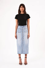 Load image into Gallery viewer, Rolla&#39;s Sailor Skirt Lyocell Blue
