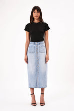 Load image into Gallery viewer, Rolla's Sailor Skirt Lyocell Blue