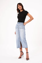 Load image into Gallery viewer, Rolla's Sailor Skirt Lyocell Blue