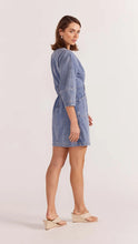 Load image into Gallery viewer, Staple The Label Nina Denim Mini Dress Vintage Blue