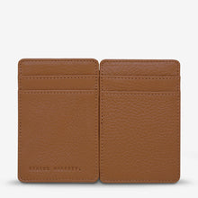 Load image into Gallery viewer, Status Anxiety Flip Wallet Camel Leather