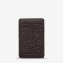 Load image into Gallery viewer, Status Anxiety Flip Wallet Chocolate Leather