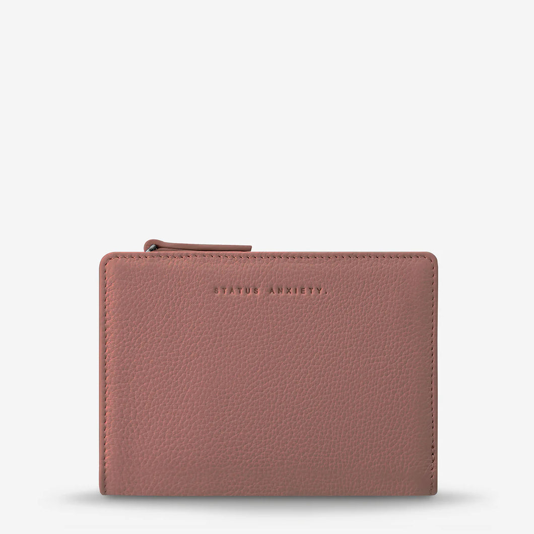 Status Anxiety Insurgency Wallet Dusty Rose Leather