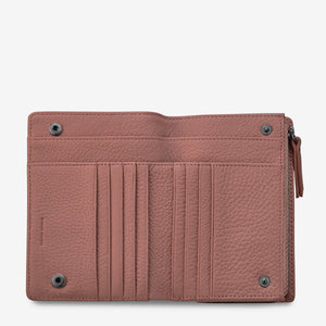 Status Anxiety Insurgency Wallet Dusty Rose Leather