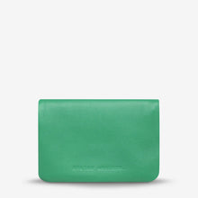 Load image into Gallery viewer, Status Anxiety Is Now Better Wallet Emerald Nappa