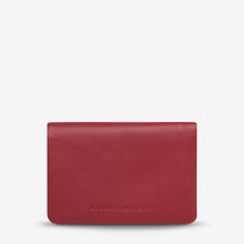 Load image into Gallery viewer, Status Anxiety Is Now Better Wallet Rouge Nappa