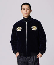Load image into Gallery viewer, Taion Reversible Skajan Down Jacket Black X Navy