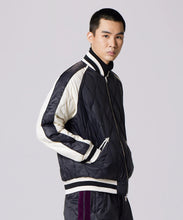 Load image into Gallery viewer, Taion Reversible Skajan Down Jacket Black X Navy