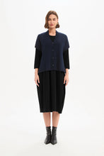 Load image into Gallery viewer, Tirelli Button Up Knit Vest Navy