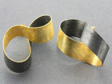 Load image into Gallery viewer, Makers & Providers Infinity Ribbon Stud Earrings