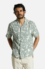 Load image into Gallery viewer, Brixton Bunker Slub S/S Woven Whitecap/Chinois Green