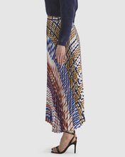 Load image into Gallery viewer, Fate + Becker Rays Skirt Navy Check