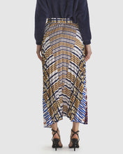 Load image into Gallery viewer, Fate + Becker Rays Skirt Navy Check