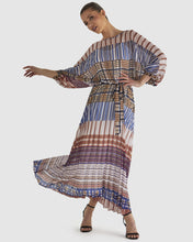 Load image into Gallery viewer, Fate + Becker Rays Dress Navy Check