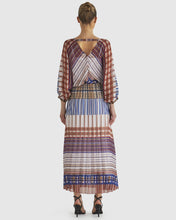 Load image into Gallery viewer, Fate + Becker Rays Dress Navy Check