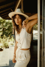 Load image into Gallery viewer, Brixton Polanco Tank White Smoke