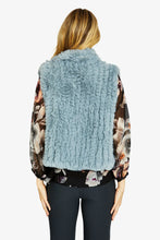 Load image into Gallery viewer, Pingpong Arlo Faux Fur Vest Bluebell