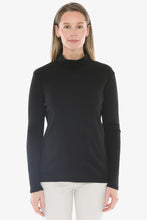 Load image into Gallery viewer, Jump Cotton Roll Neck Skivvy Black