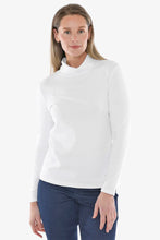Load image into Gallery viewer, Jump Cotton Roll Neck Skivvy White