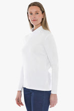 Load image into Gallery viewer, Jump Cotton Roll Neck Skivvy White