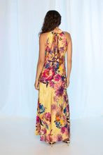 Load image into Gallery viewer, Kachel Mia Pleated Maxi Dress Golden Dusk
