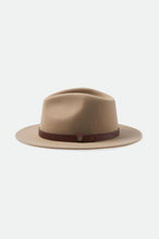 Load image into Gallery viewer, Brixton Messer Fedora Sand