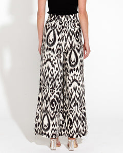 Fate + Becker Paradise Wide Leg Pant Abstract Animal