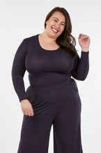 Load image into Gallery viewer, Tani Regular Scoop L/S Tee 79350 French Navy