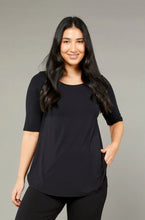 Load image into Gallery viewer, Tani New Elbow Tee 79765 Black