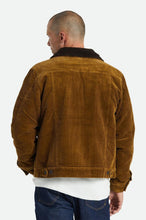 Load image into Gallery viewer, Brixton Cable Lined Trucker Jacket Brass
