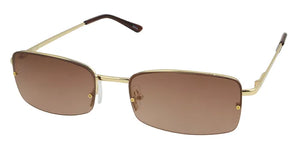 Unity 5203A Retro Sunglasses Gold/Brown