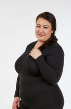 Load image into Gallery viewer, Tani High Neck L/S Top 79276 Black