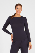 Load image into Gallery viewer, Tani High Neck L/S Top 79276 French Navy