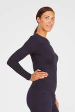 Load image into Gallery viewer, Tani High Neck L/S Top 79276 French Navy