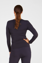 Load image into Gallery viewer, Tani High Neck L/S Top 79276 French Navy