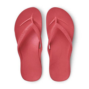 Archies Arch Support Thongs Coral