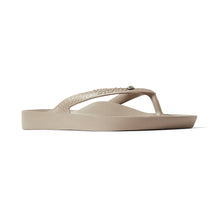 Load image into Gallery viewer, Archies Arch Support Thongs Crystal Taupe
